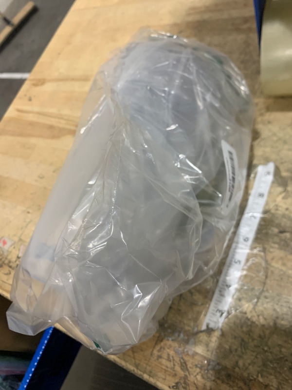 Photo 1 of 1 Pack Mixing Pitcher for Drink, 2 Quart/ 64oz Plastic Water Pitcher with Lid and Clean Sponge Brush, Angled Plastic Blades and Adjustable Mixer Plunger for Juice, Milk, Beverage Container