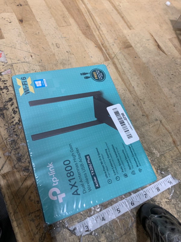 Photo 1 of **FACTORY SEALED** TP-Link WiFi 6 USB Adapter for Desktop PC - (Archer TX20U Plus) AX1800 Wireless Network Adapter with 2.4GHz, 5GHz, High Gain Dual Band 5dBi Antenna, WPA3, Supports Windows 11/10