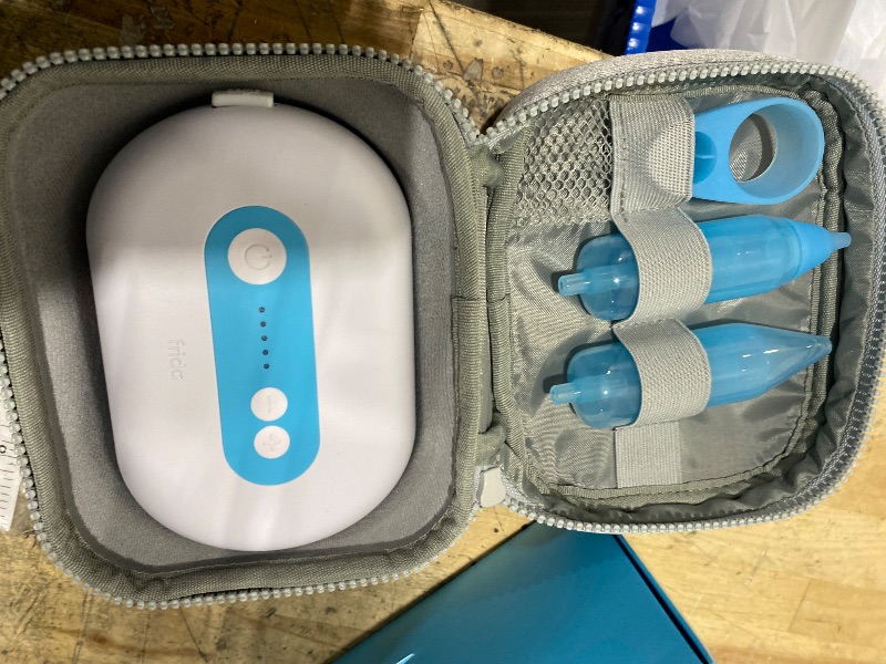View 2 of (USED) Frida Baby Electric NoseFrida Pro Nasal Aspirator for Baby, Hospital Grade Suction, Nose Sucker for Baby & Toddler, Nasal Aspirator for Congestion Relief, 5 Suction Levels, 2 Tips, Cordless with Case