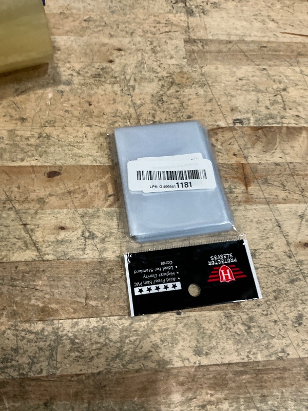 Photo 1 of 100 Counts Clear Penny Card Sleeves for Trading Cards, Plastic Soft Card Sleeves Card Protectors Fit for MTG Baseball Card, Sports Cards, Game Card Standard Cards