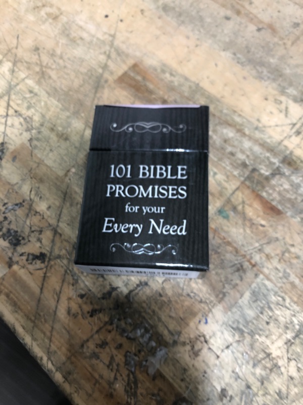 Photo 1 of ***MISSING PARTS***
101 Bible Promises for Your Every Need, Inspirational Scripture Cards to Keep or Share (Boxes of Blessings)