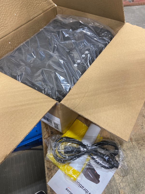 Photo 1 of **ITEM FACTORY SEALED** TISSCARE Vibration Plate Exercise Machine Mini Vibrating Plates for Lymphatic Drainage and Weight Loss, 400Lbs Capacity Full Body Power Shake Workout Platform for Home Cardio Fitness