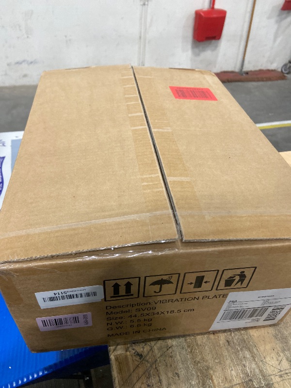 Photo 1 of **ITEM FACTORY SEALED** TISSCARE Vibration Plate Exercise Machine Mini Vibrating Plates for Lymphatic Drainage and Weight Loss, 400Lbs Capacity Full Body Power Shake Workout Platform for Home Cardio Fitness