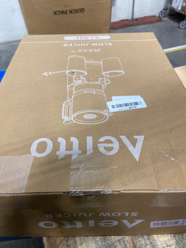 Photo 1 of **FACTORY SEALED** Aeitto Juicer Machines, 5.3" Extra Wide Mouth, Cold Press Juicer, Easy to Clean, Fit Whole Vegetables & Fruits, Professional Juice Extractor Machine,Self Feeding, High Juice Yield