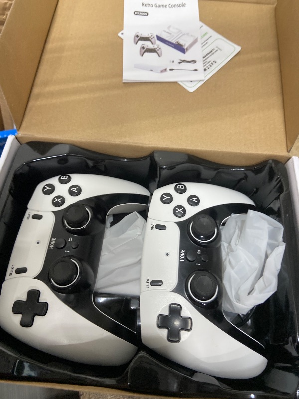 Photo 1 of **NO BATTERIES TO TEST FUNCTION** 2026 NEW Upgrade Retro Gaming Console Pro, Vide Game Consoles with 4K HDMI, Built-in 20000+ Games & 23 Emulators, Plug and Play Video Gaming Consoles with Upgrade Dual 2.4G Wireless Controllers (64G)