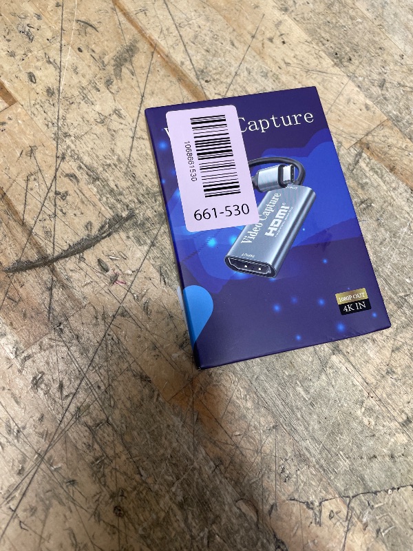 Photo 1 of ***MISSING SMALLER USB ATTACHMENT*** Papeaso Video Capture Card, Video Recording Card Wonderful 4K HDMI to 1080P USB C for Gaming Streaming TV Recorder, for Windows Mac OS System with USB C Adapter to Adjust PS4, Switch, Xbox1