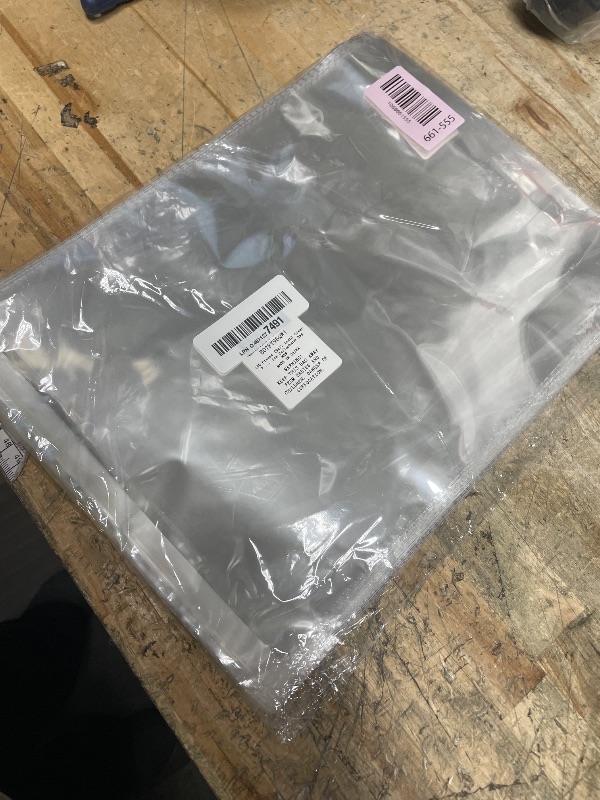 Photo 1 of 100 Pieces (9x12 Inch) Clear Plastic Bags for Packaging, Clothing & T-Shirts Strong Packing Self Adhesive Cellophane Bag