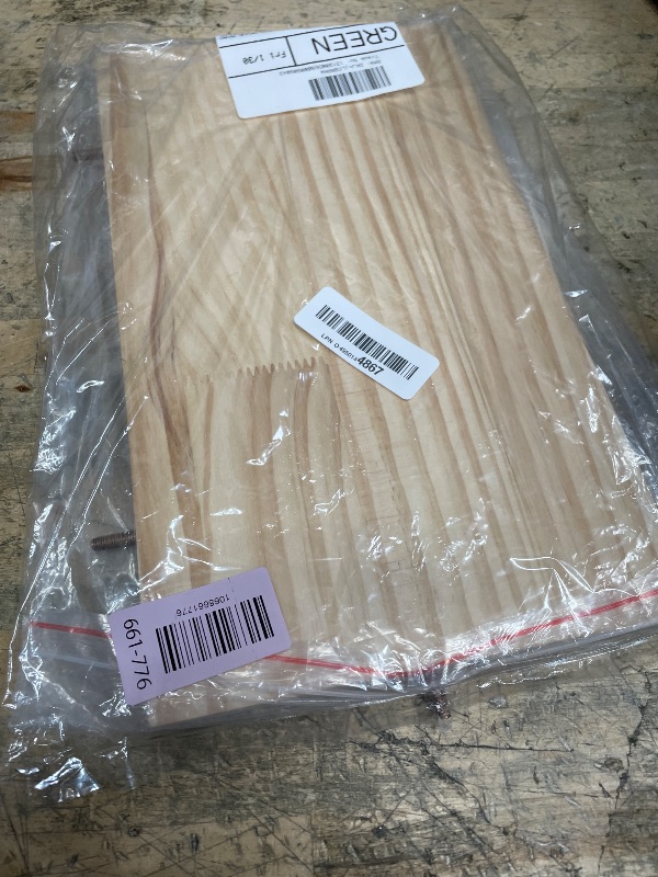 Photo 1 of 13.6×7.9 Inches Large Bird Perch Stand Platform, Natural Wooden Small Animals Cage Accessories, Rectangle Stand Perch Shelf for Parrot Parakeet Cockatiel Rat Hamster Guinea Pig Conure Chinchillas