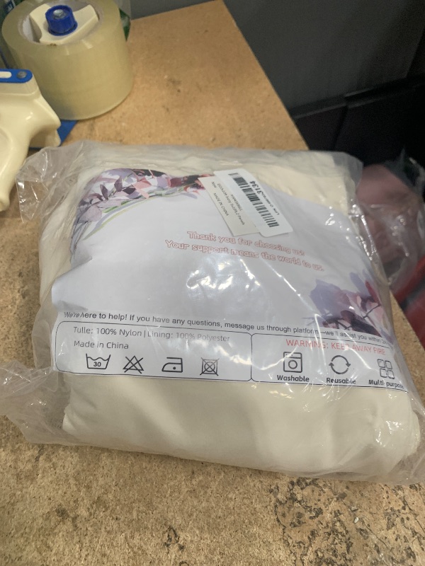 Photo 1 of 10x10ft Wrinkle Free Ivory Backdrop Curtain for Parties Soft Fabric Drapes Wedding Ivory Curtain Backdrop for Birthday Party Decorations Background for Photography 5x10ft,2 Panels