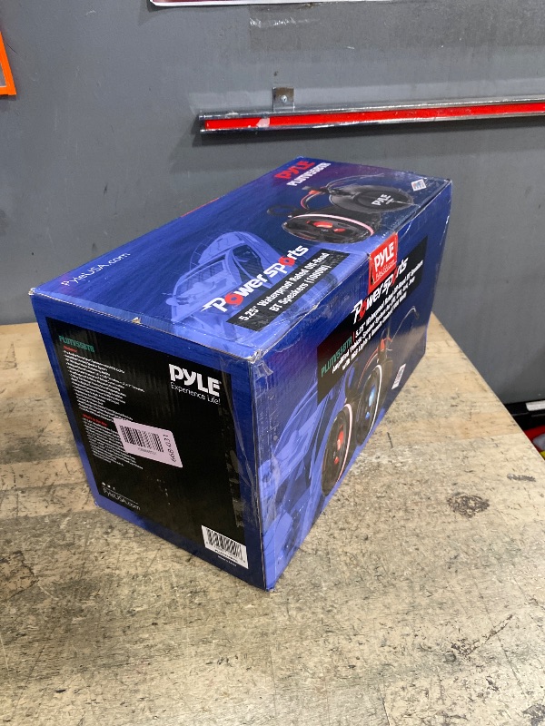 Photo 1 of ***MISSING PARTS***
Pyle 2-Way Dual Waterproof Off-Road Speakers, 4 Inch 800 Watt Marine Grade Wakeboard Tower Speakers System, Full Range Outdoor Audio Stereo Speaker for ATV, UTV, Quad, Jeep, Boat - PLUTV41BK, Black
retail 80$$$$