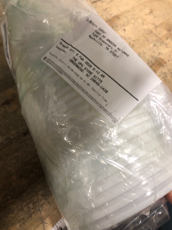 Photo 1 of 18 Pcs White Cheer Megaphone Noisemaker Bulk Mini Megaphones Toys Plastic Party Accessory Small Cheerleading Director Prop for Outdoor Sports Game