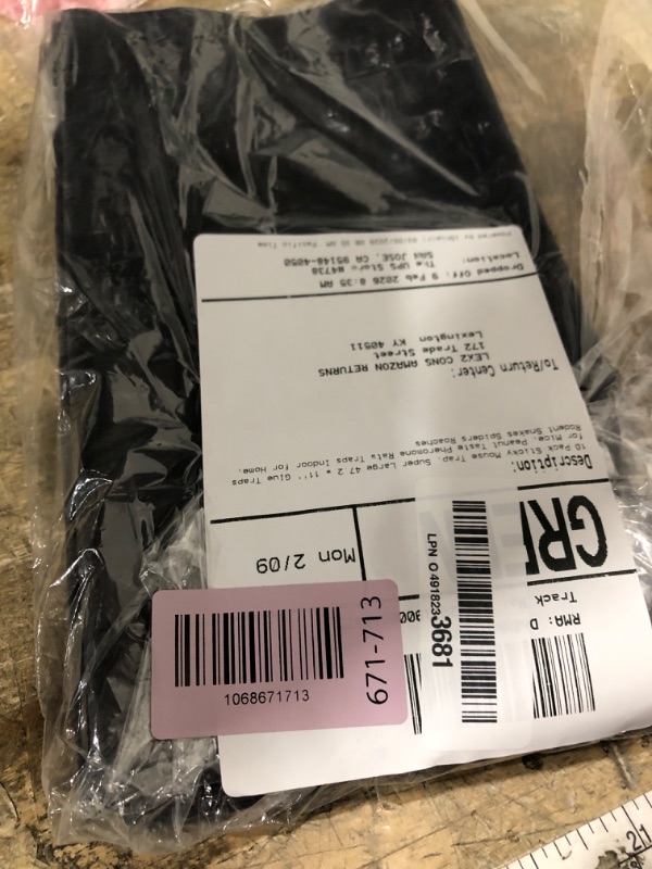 Photo 1 of 10 Pack Sticky Mouse Trap, Super Large 47.2 * 11'' Glue Traps for Mice, Peanut Taste Pheromone Rats Traps Indoor for Home, Rodent Snakes Spiders Roaches