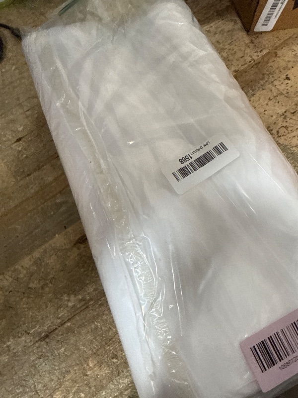 Photo 1 of 10 Yards x 63 Inches Cotton Muslin Fabric Textile Natural Unbleached Cotton Fabric Bleached or Unbleached Muslin Cloth Apparel Boho Wide Roll Backing Material Quilting Sewing(White)