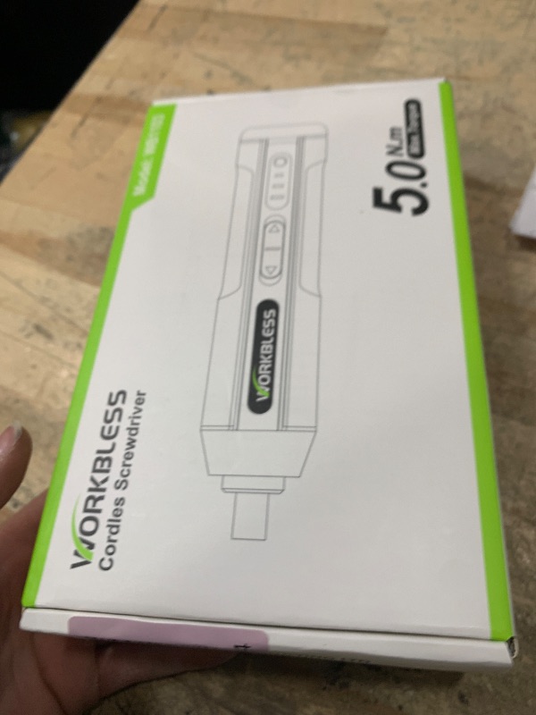 Photo 1 of *FOR PARTS ONLY* WorkBless Electric Screwdriver Set, 3.7V Cordless Screwdriver with 3 Torque Settings, 300RPM & 5N.m Max Torque, LED Light, USB-C Charging Cable with 26Pcs Accessory Kit for Furniture, DIY