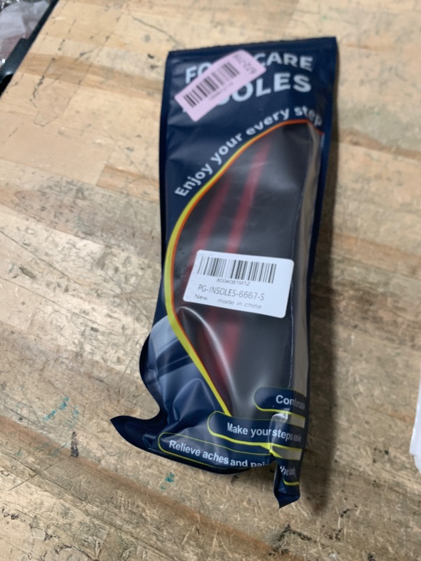 Photo 1 of ?Plantar Fasciitis Insoles for Men: Arch Support Inserts with Shock Absorbing Gel - Orthotic Insoles for Flat Feet Relief & All-Day Walking Comfort(S)