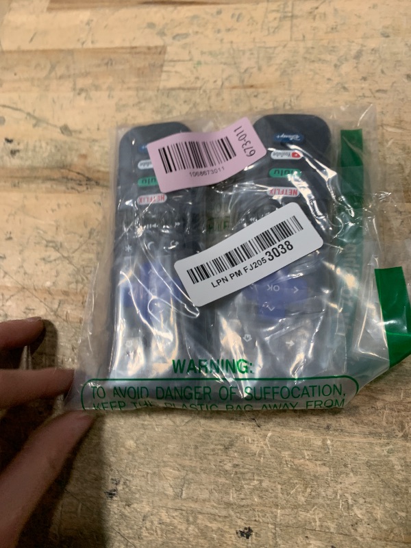 Photo 1 of (Pack of 2) Replacement Remote Control Only for Roku TV, Compatible for TCL Roku/Hisense Roku/Onn Roku/Sharp Roku/Element Roku/Westinghouse Roku/Philips Roku Smart TVs (Not for Roku Stick and Box)
