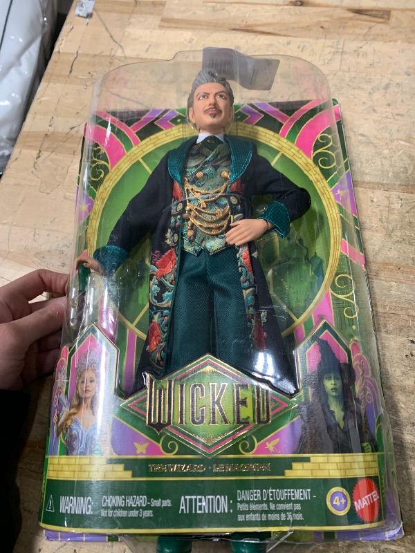 Photo 1 of ?Mattel Universal Pictures’ Wicked: for Good The Wizard Fashion Doll with Removable Signature Outfit & Accessory, Inspired by The Movie