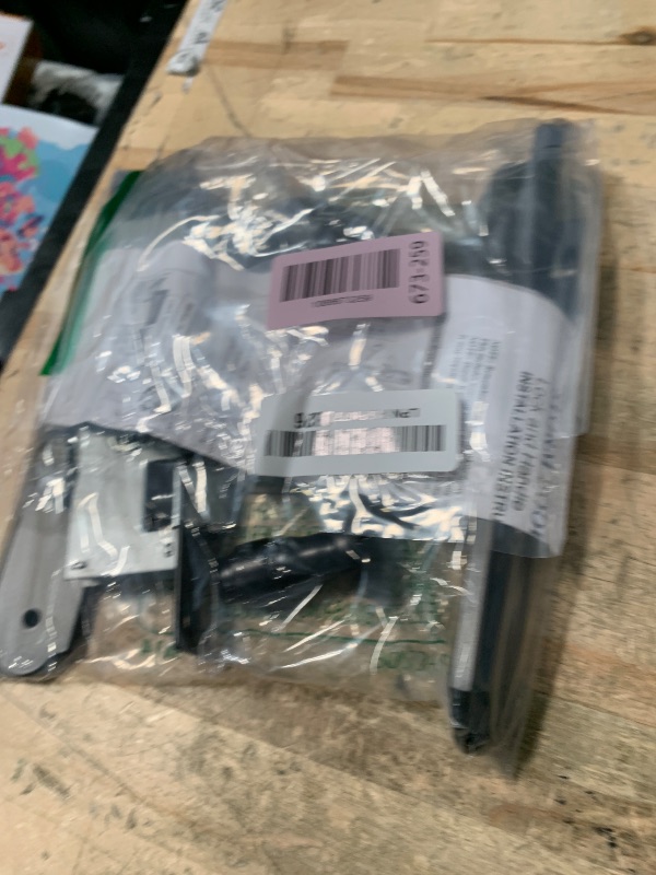 Photo 1 of **FOR PARTS ONLY/ MISSING ASSEMBLY PIECES**** ReigaHood US Flat Slot Storm Door Handle Complete Set Fits for Larson and Wright Screen Door Hardware, 2-1/2" Handle PZ, 7/8" Backset, 7-1/4" Trimplate H.C., Non-Handed, Matte Black