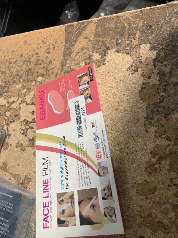 Photo 1 of 100 PCS Microblading Makeup Shower Face Shields Visors, Disposable Face Shields Masks for Hairspray Salon Supplies and Eyelash Extensions Eye Eyelid Surgery Aftercare