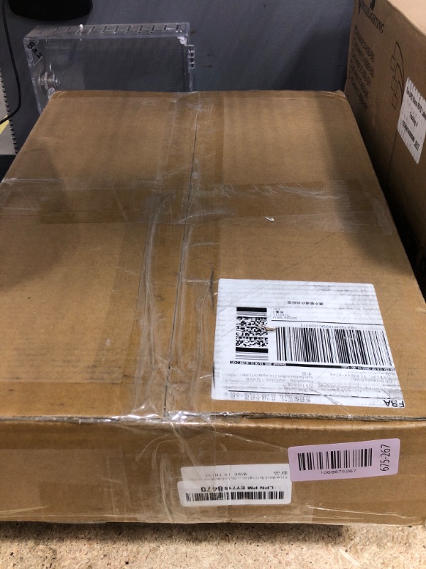 Photo 1 of ***MISSING HARDWARE( SCREWS) *** 3 Tier Metal Rolling Utility Cart Organizer with Walnut Table Top, Stable and Sturdy Rolling Storage Carts with 2 Lockable Wheels for Kitchen?Bathroom?Snacks?Coffee?Craft?Makeup?Baby Essentials