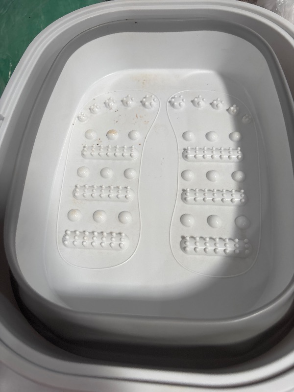 Photo 1 of *** USED/NEEDS LIGHT CLEANING*
Ionic Foot Bath Detox Machine,Foot Detox Foot Bath Soak Tub with 2 Arrays,80 Disposable Foot Spa Liners,Detox Sea Salt,Folding Foot Spa Bucket,Home Salon-Level Foot Soaking Tub