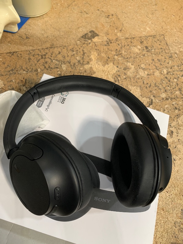 Photo 1 of **NON-FUNCTIONAL** Sony WH-CH720N Noise Canceling Wireless Headphones Bluetooth Over The Ear Headset with Microphone and Alexa Built-in, Black New