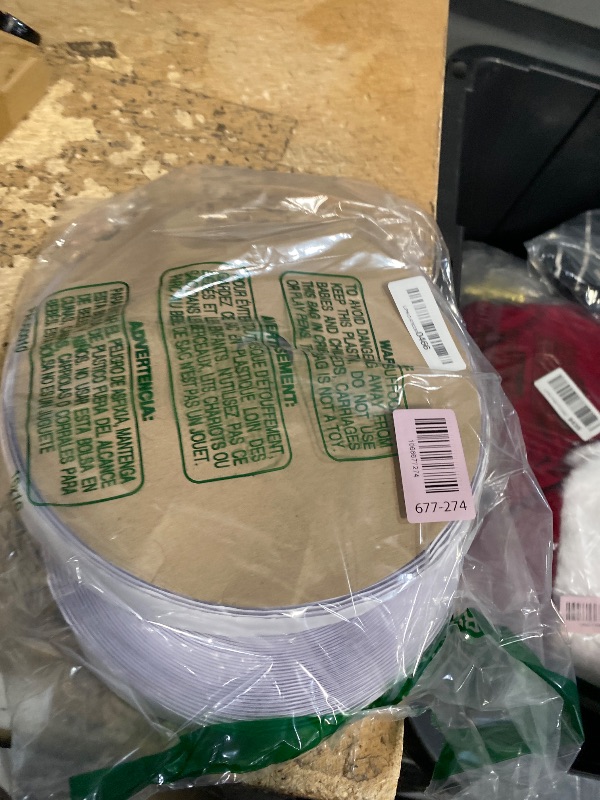 Photo 1 of 1 Inch x 82 Feet White Self Adhesive Hook and Loop Tape Sticky Back Roll, Nylon Heavy Duty Loop Strips with Adhesive, Multi-Function Hook Tape for Crafting & Wall Hanging - White