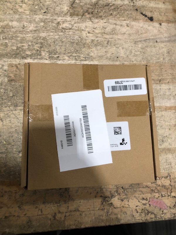 Photo 1 of ***HEAVILY SCRATCHED*** LANSCOERY Acrylic Display Case, Assemble Showcase Display Box for Collectibles, 6x6x6 Inch White Base