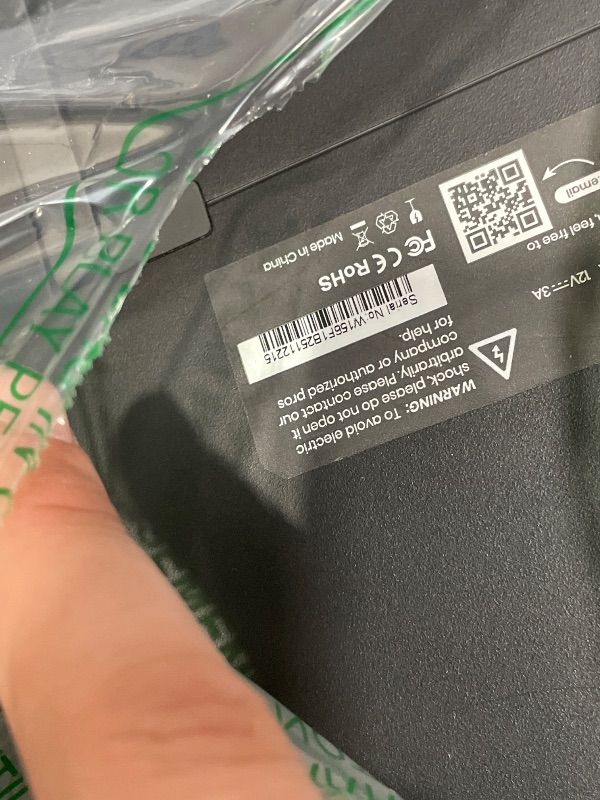 Photo 1 of **FOR PARTS ONLY / DAMAGED DISPLAY** WGK 15.6 inch Portable Monitor 1080P FHD Travel Display HDMI/USB-C Compatible with Laptops, Desktops, Phones, PS, Mac, Xbox, Switch, and Other Gaming Devices Includes Stand and Speakers VESA