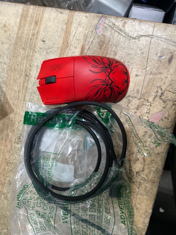 Photo 1 of **MISSING MOUSE DONGLE** Razer Viper V3 Pro Wireless Esports Gaming Mouse: Symmetrical - 54g Lightweight - 8K Polling - 35K DPI Optical Sensor - Gen3 Optical Switches - 8 Programmable Controls - 95 Hr Battery - Faker Edition