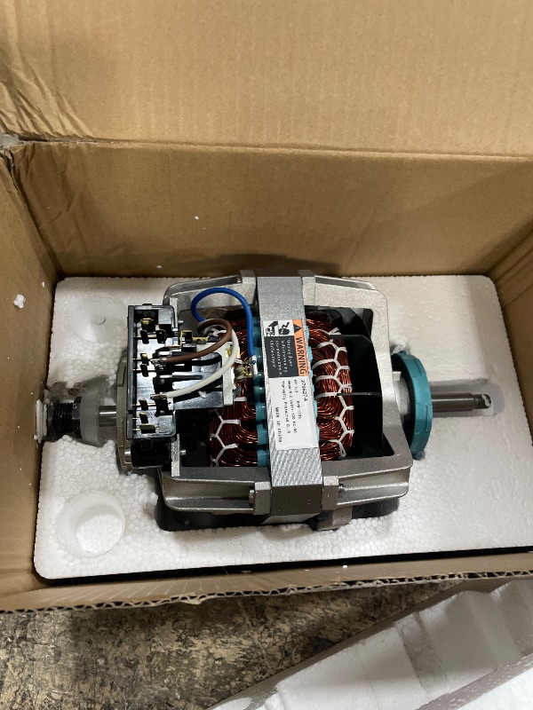 Photo 1 of 0EM 279827 Dryer Drive Motor with Pulley (Upgraded Blower Shaft Length) by puxyblue Compatible with MayTag Kitchenaid Kenmore Whirlpool Dryer Motor - Replaces AP3094245, EAP334304, PS334304,W10194250