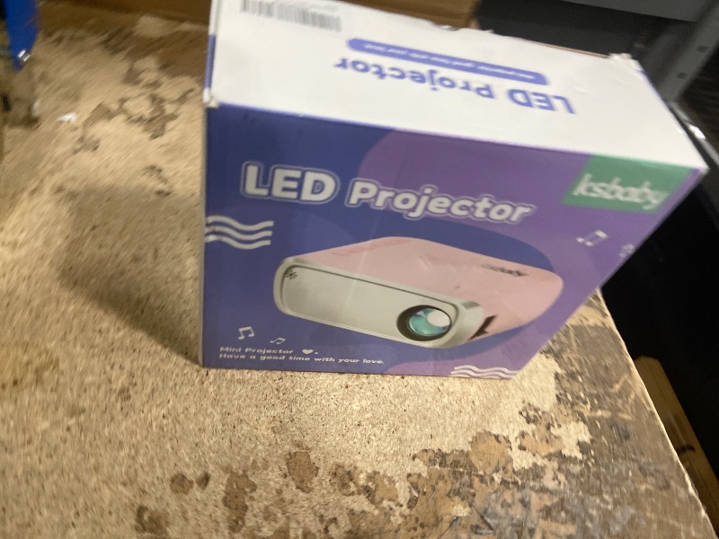 Photo 1 of ***************Missing remote************
ksbaby Mini Projector for Outdoor Portable Projectors, SmartPhone Screen Can be Mirrored to The Projector Through a Data Cable, Movies-Projector Compatible with HDMI, USB, Type-C, Laptop, TV Stick