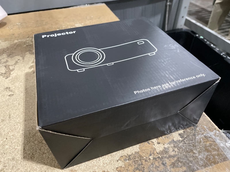 Photo 1 of [Built-in Apps] Mini Projector with WiFi and Bluetooth, Portable Movie Projector Compatible with HDMI/Smartphone/TV Stick/Laptop