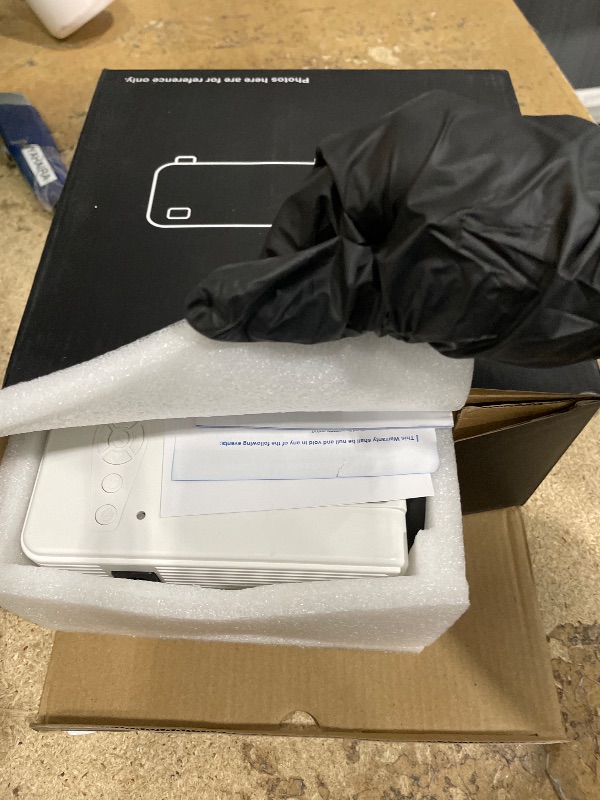 Photo 1 of [Built-in Apps] Mini Projector with WiFi and Bluetooth, Portable Movie Projector Compatible with HDMI/Smartphone/TV Stick/Laptop