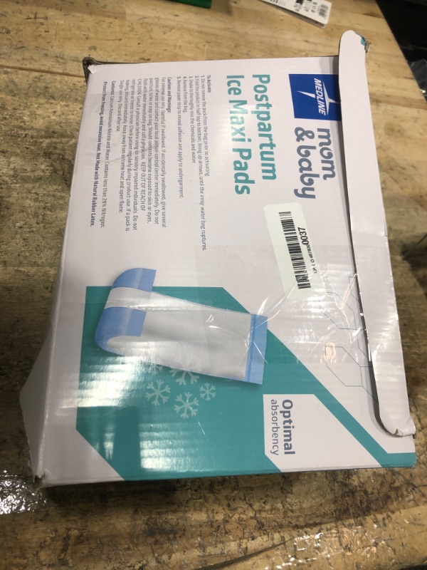 View 2 of ***MISSING PARTS***
Medline 2-in-1 Absorbent Perineal Pad and Instant Cold Ice Packs for Postpartum Care (8 Count). Ready-to-use Essential for After Delivery, Maternity, Postpartum Care