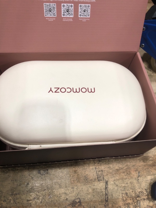 Photo 1 of ***MISSING DIAPHRAM*** Momcozy M5 Smart APP Controlled Wearable Breast Pump, Hands-Free Wireless Electric Pump, 3 Modes 9 Suction Levels, BPA-Free, Portable Lightweight, 24mm Flange, 2-Pack Cozy Red