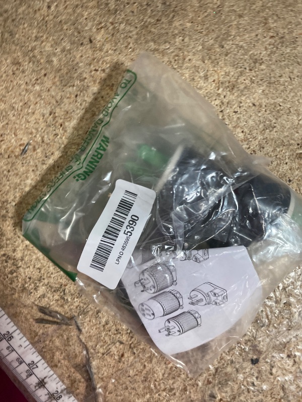 View 2 of [2-Pack] USA 3-Prong Male AC Plug, Right Angle ETL Nema 6-20P 3 Pole DIY Rewirable, 20A 250V USA 3Pin AC Connector, 8 Direction Rotatable Plug