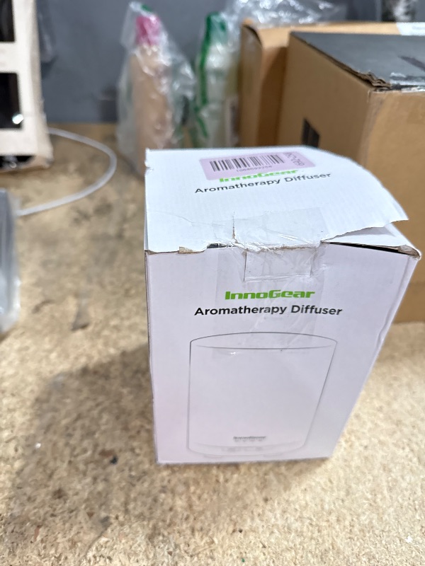 Photo 1 of **NON FUNITIONAL** InnoGear 300ML Essential Oil Diffuser, Premium 5-in-1 Ultrasonic Aromatherapy Diffusers Scent Humidifier Aroma Diffuser Vaporizer Auto-Off Timer for Room Office Home, Yellow, Medium