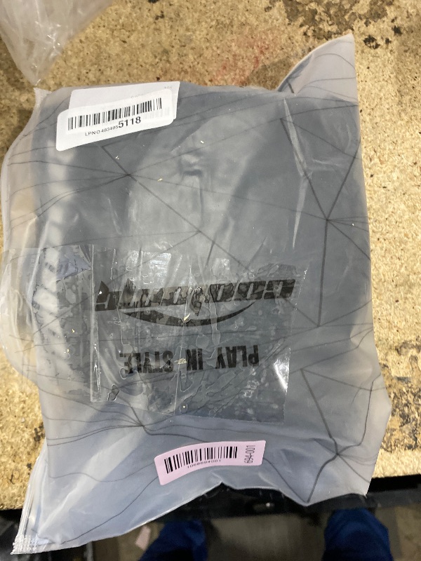 Photo 1 of **POSSIBLY RUNS BIG** COOLOMG Youth Football Girdle 7 Pad Football Compression Pants with Integrated Knee Hip Thigh Tailbone Pads Black XL