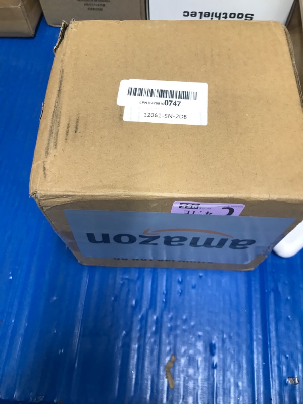 Photo 1 of (2 Pack) Keyed Alike Front Door Lever Lockset with Single Cylinder Deadbolt Combination Set? Wave Style Lever, Front Door/Exterior Door Knob with Lock and Deadbolt? Satin Nickel Finished