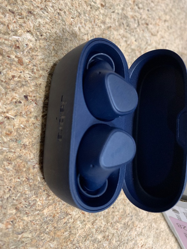 Photo 1 of **FOR PARTS ONLY/NON-FUNCTIONAL** Jabra Elite 4 True Wireless Earbuds - Active Noise Cancelling Headphones - Discreet & Comfortable Bluetooth Earphones, Laptop, iOS and Android Compatible - Navy