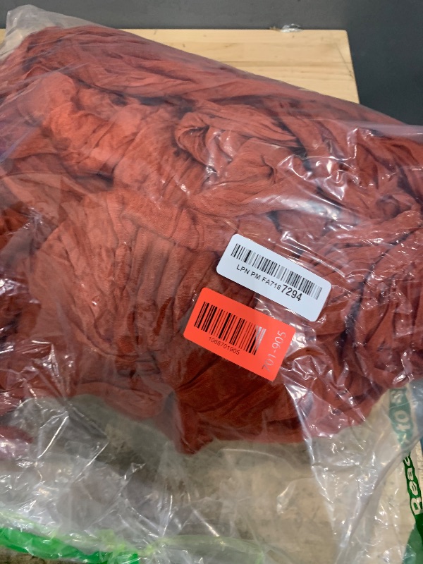 Photo 1 of 12 Pack Cheesecloth Table Runner, Runner Gauze Boho Wedding Decor Romantic Table Runner for Wedding Birthday Party(35" x 118") (Terracotta)