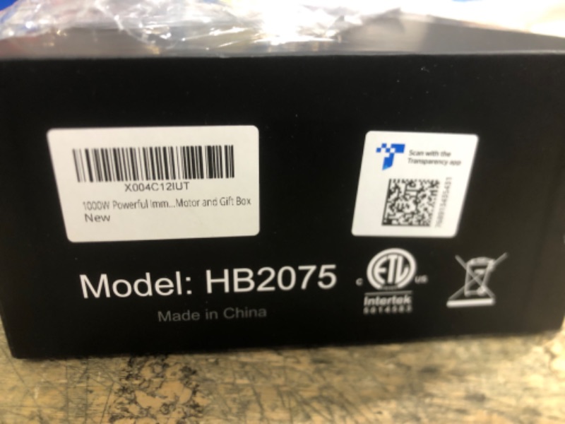 Photo 1 of 1000W Powerful Immersion Blender handheld, 2025 New Update Hand Blender with 25-Speed, Scratch-Resistant Corded Hand Mixer with Heavy-Duty Copper Brushless Motor and Gift Box