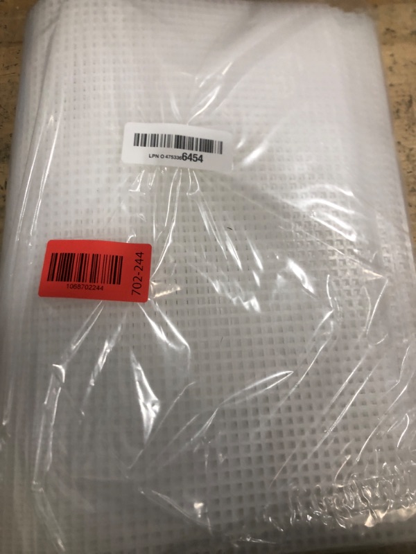 Photo 1 of 10 PCS Mesh Plastic Canvas Sheets 21x 13.1Inch 5 Count Large Holes Plastic Canvas for Embroidery Crafting, Acrylic Yarn Crafting, Knit and Crochet Projects