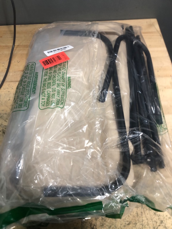 Photo 1 of ***FOR PARTS MISSING PIECES***ESTORAGE MANIAC Laundry Hamper with Metal Rack, Large Laundry Basket with Triangle Frame, Collapsible Dirty Clothes Hamper with Handles for Dorm, College, Small Space, Closet, Bedroom, Beige