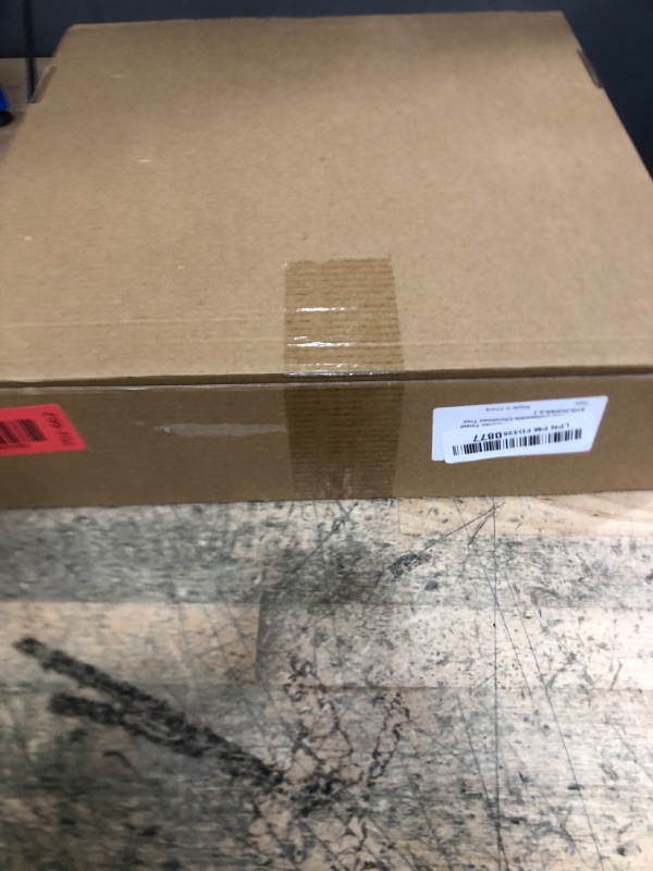 Photo 1 of [ Timer ] 5 Ft Red Pop Up Christmas Tinsel Tree with 50 LED Warm White&Color Light 37 DIY Ornaments Xmas Balls Bow Poinsettia Battery Operated Collapsible Pencil Tree Christmas Decor for Indoor Home