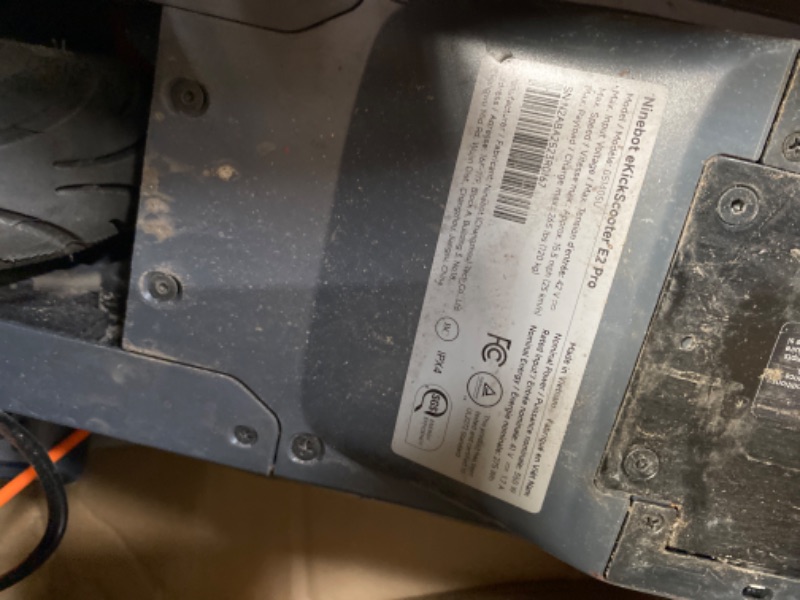 Photo 4 of Segway Ninebot E2 Pro Electric Kick Scooter, 15.5 mph Max Speed, 24.9-Mile Range, Power by 350W Motor, Cruise Mode, UL-2272 Certified