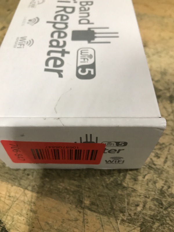 Photo 1 of 12880 Sq.Ft WiFi Extender Signal Booster, 1200Mbps WiFi Repeater, 105-Device Support, Simple Install, WiFi Extender with Wide Compatibility