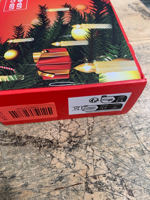 Photo 1 of 10 PCS LED Window Flameless Taper Candle, Battery Operated Christmas Tree Candle Lights with Remote Timer, Flickering Tree Candles Ideal for Christmas Garden Wedding Birthday Party Decoration