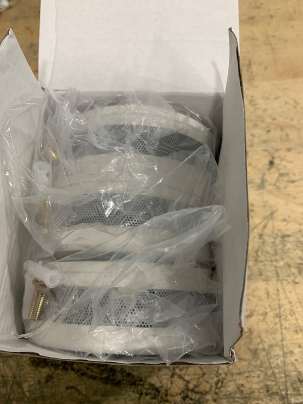 Photo 1 of 10-Year Battery Wireless Interconnected Smoke and Carbon Monoxide Detector, Smart Interlink Smoke CO Alarm with Digital Display, Fire and CO Combo Alarm for Home (3 Pack)